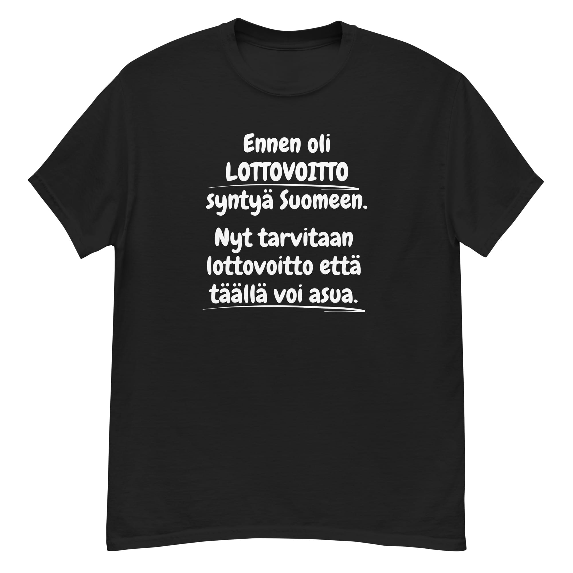 Asumisen hinta: toivotaan voittoa | T-paita