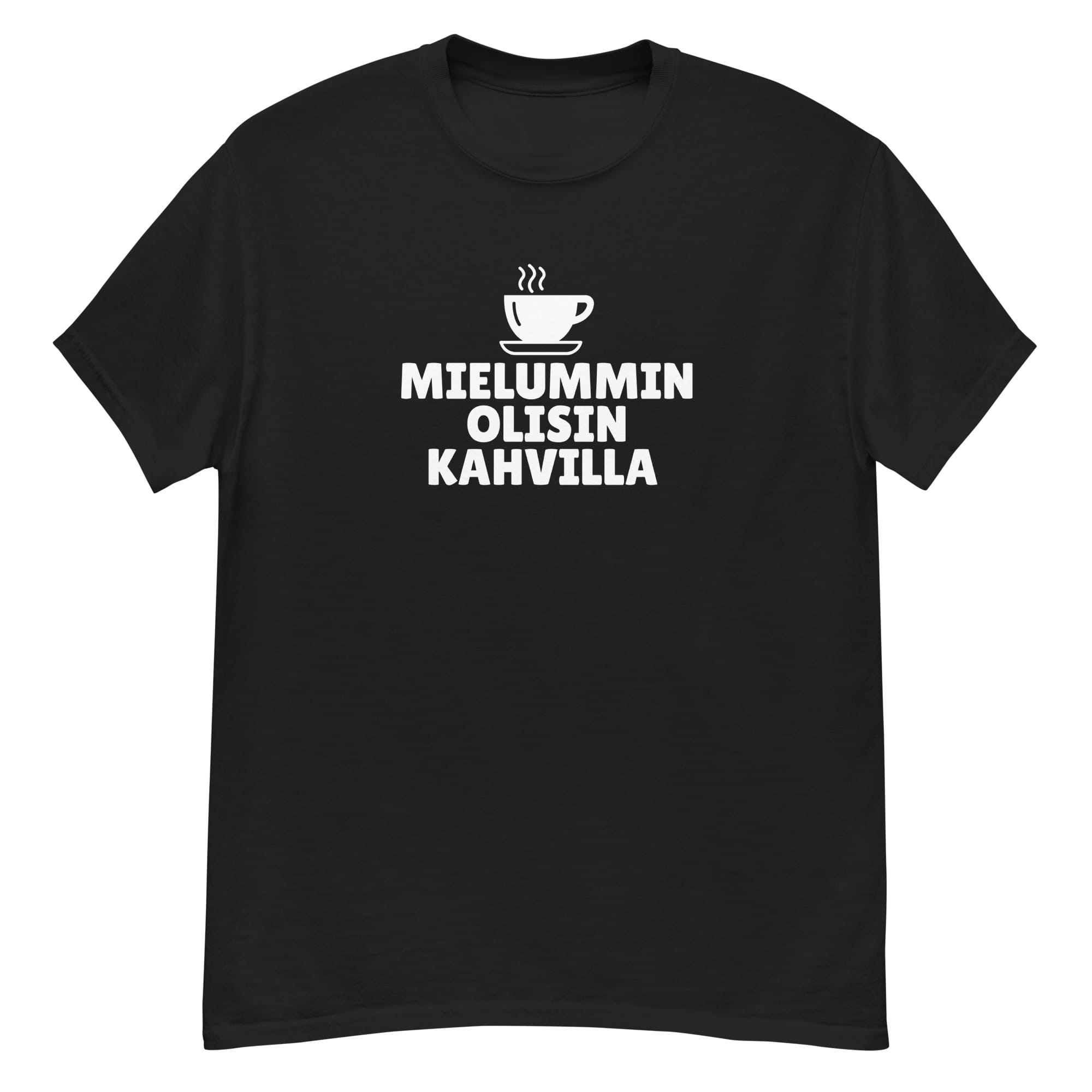 Elämä on parempaa kahvikupin äärellä | T-paita