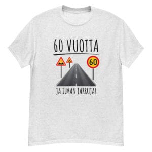 60-vuotislahja huumorilla ja ajatuksella